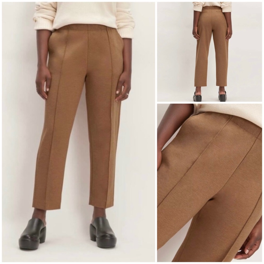 Everlane Pull-on knit trousers with tapered leg